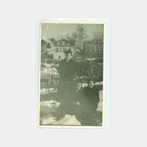 1940 Anadolu Tarihi Evler Kadınlar Fotoğraf
