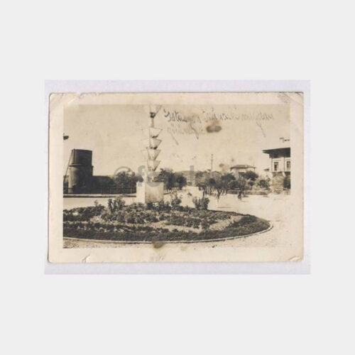 1943 Anadolu Kasaba İstasyon Meydan Fotoğraf