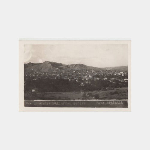 1939 Çankırı Şehirden Görünüş Kartpostal