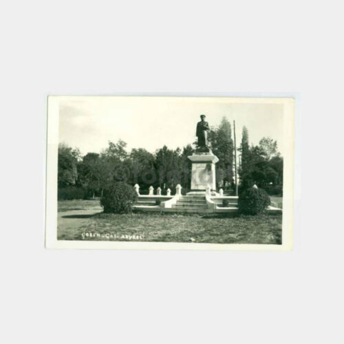 1933 Çorum Gazi Heykeli Konulu Fotokart