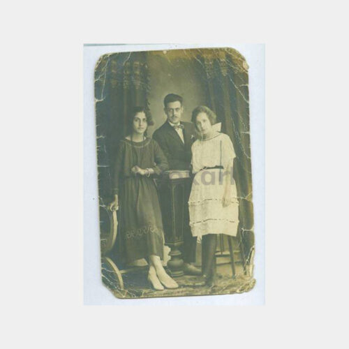1926 Güzel Giysili Hanımlar ve Bay Fotoğraf