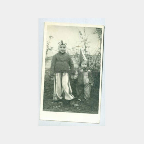 1940 Folklor Giysili Çocuklar Fotoğraf