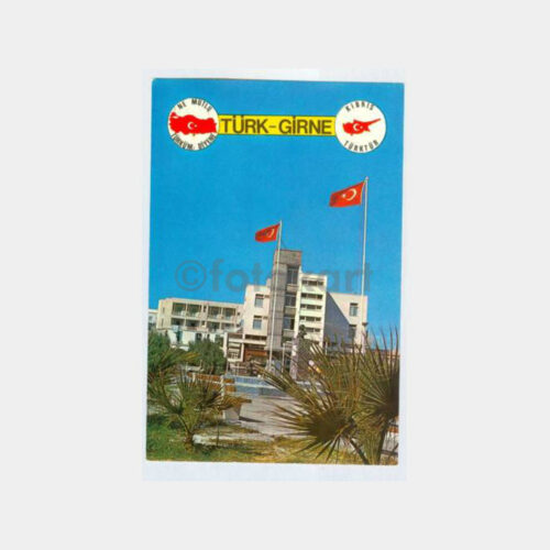 1974 Türk-Girne Ata Heykeli Görünüş Kartpostal