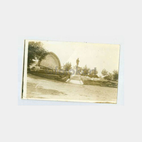 1928 İstanbul Sarayburnu Ata Heykeli Kartpostal