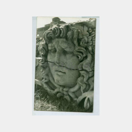 1969 Didim Medusa Heykeli - Söke Damgalı Fotoğraf