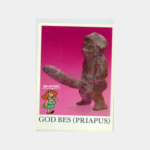 1980 Selçuk Müzesi God Bes Heykel Kartpostal