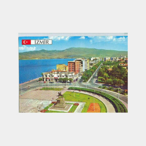 İzmir Cumhuriyet Meydanı Görünüş Kartpostal