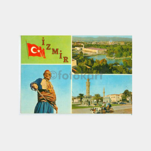 1966 İzmir Efe Zeybek - Fuar Konulu Kartpostal