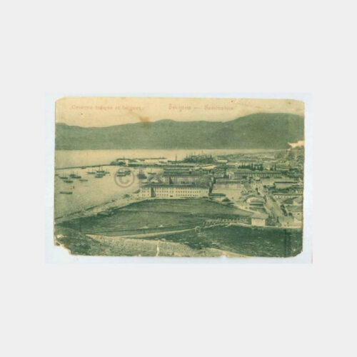 1910 İzmir Liman Görünüş Kartpostal