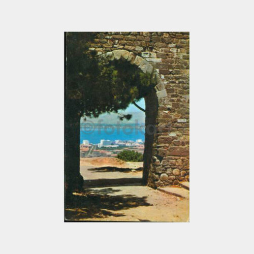 1975 İzmir Kadifekale'den Görünüş Kartpostal