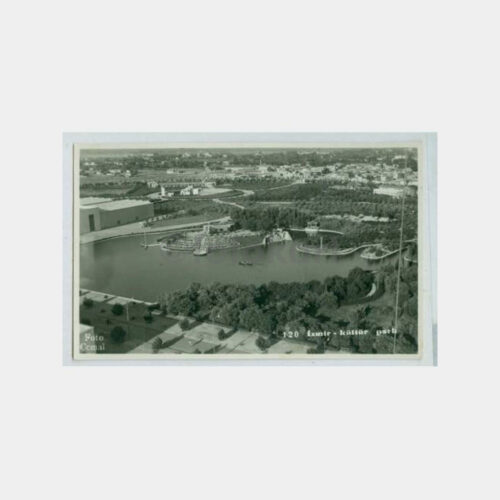 1940 İzmir Fuarı Görünüş Kartpostal