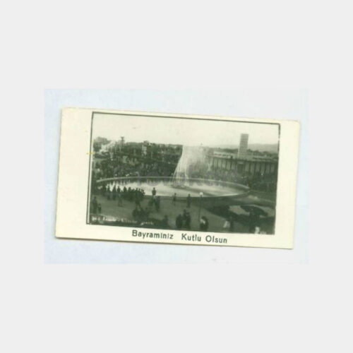 1940 İzmir Kültürpark Fuar Tebrik Fotoğraf