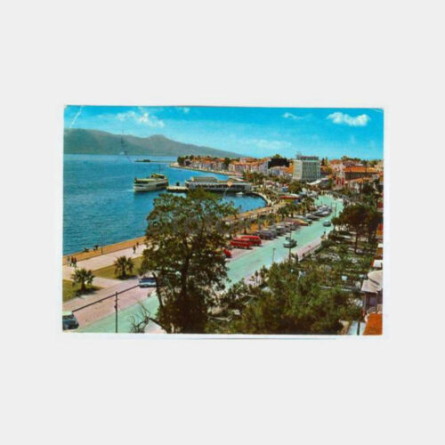 1969 İzmir Karşıyaka Sahil Görünüş Kartpostal