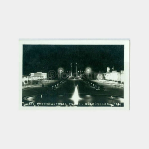 1941 İzmir Fuarı Görünüş -Foto Cemal- Fotokart