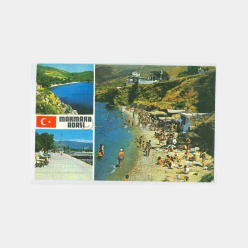 1970 Marmara Adası Muhtelif Görünüş Kartpostal
