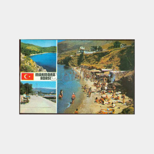 1970 Marmara Adası Görünüş Kartpostal