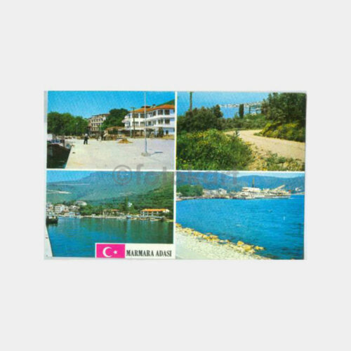 1970 Marmara Adası Görünüşler Kartpostal