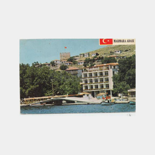 1980 Marmara Adası Görünüş Kartpostal