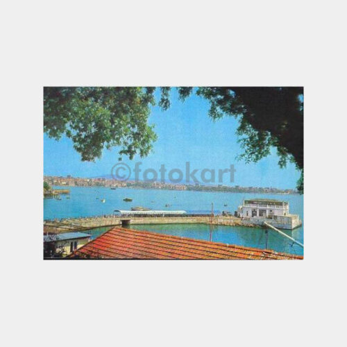 Kalamış Moda İskelesi Görünüş Kartpostal