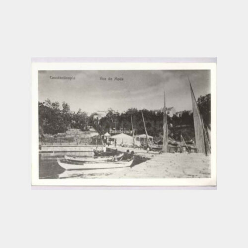 Moda İskele Eski Görünüş Reprodüksiyon Kartpostal