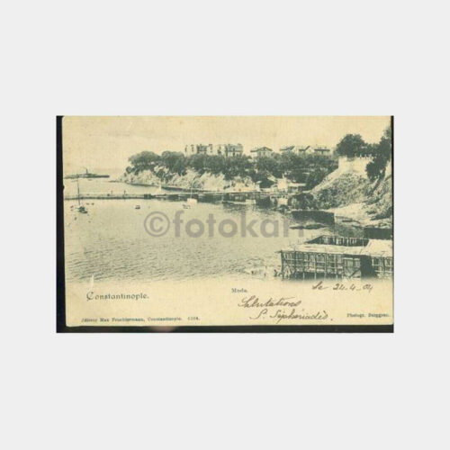 1904 Moda Genel Görünüş Damgalı Nadir Kartpostal