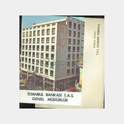 1975 İstanbul Bankası -Moda Şubesi- Tebrik Kartı