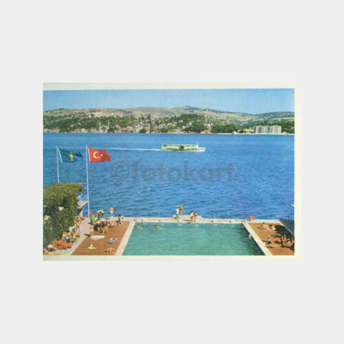 Ortaköy ve Köprü Gece Görünüşü Kartpostal