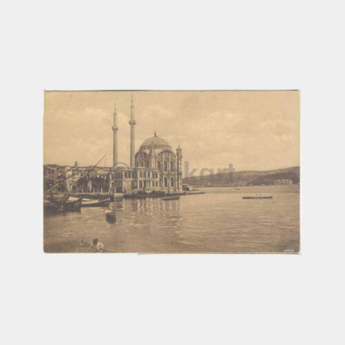 Ortaköy Camii Görünüş Kartpostal