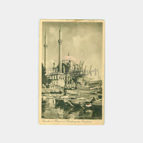 1930 Ortaköy Camii -Zellich Freres- Kartpostal