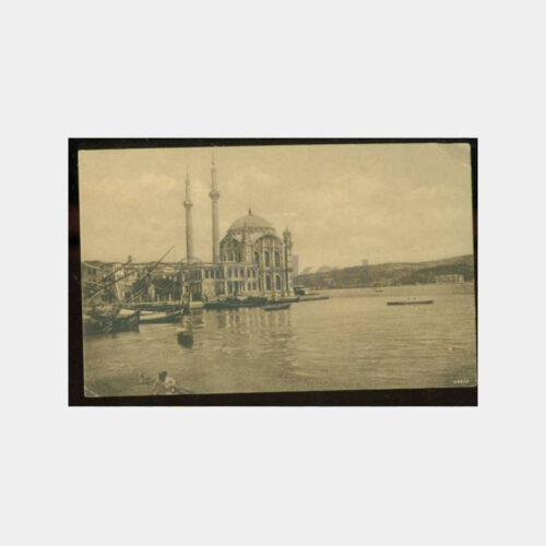 1901 Ortaköy Camii Görünüş Kartpostal