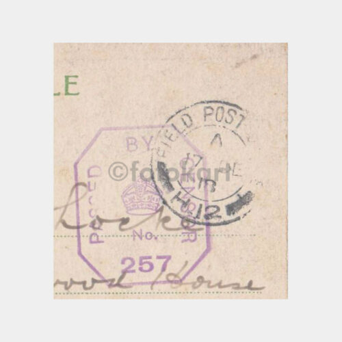 1918 İstanbul İngiliz Sahra Postası Damgalı Kart - Görsel 3