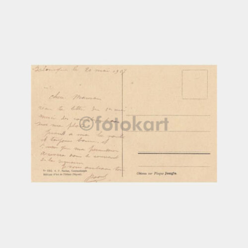 1917 İstanbul Tophane Camii -Editör Rochat- Kartpostal - Görsel 2