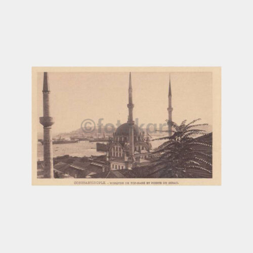1917 İstanbul Tophane Camii -Editör Rochat- Kartpostal