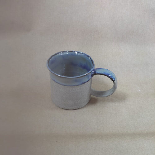 El Yapımı -Mavi- Seramik Mug - Görsel 3