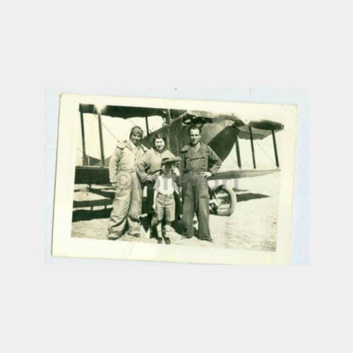1933 Uçak Konulu 2 Adet Albüm Fotoğraf