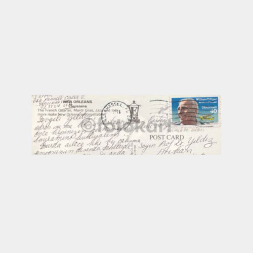 1982 ABD New Orleans Uçak Damgalı Kartpostal - Görsel 2