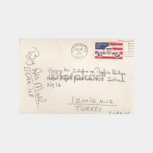 1977 ABD Uçak Konulu Zarf