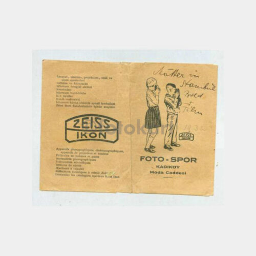 1932 Zeiss İkon - Fotoğraf Saklama Zarfı