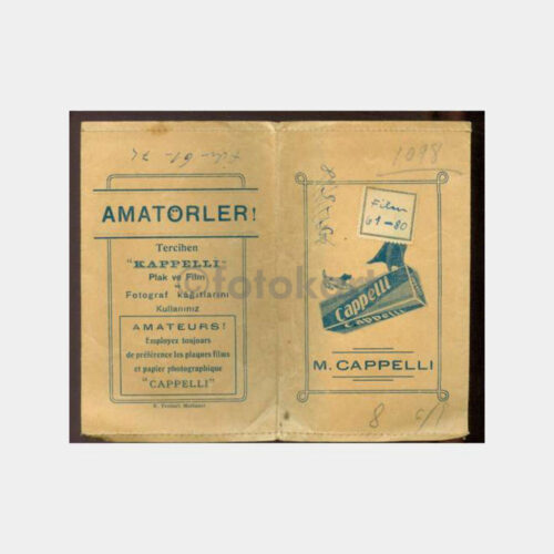 1938 M. Cappelli - Foto Saklama Zarfı