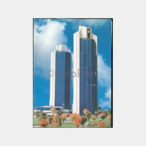 1980 Akbank Kuleleri Tebrik Kartı