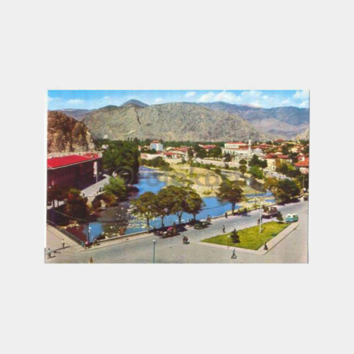Amasya ve Yeşilırmak Kartpostal
