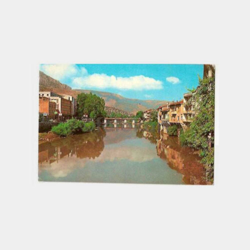 Amasya Yeşilırmak ve Köprü Kartpostal