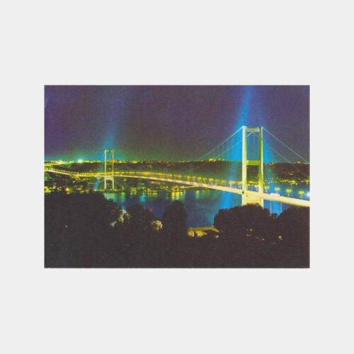 Boğaziçi Köprüsü Gece Görünüm Kartpostal