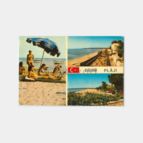 1970 Didim Plajı 3 Görünüş Kartpostal