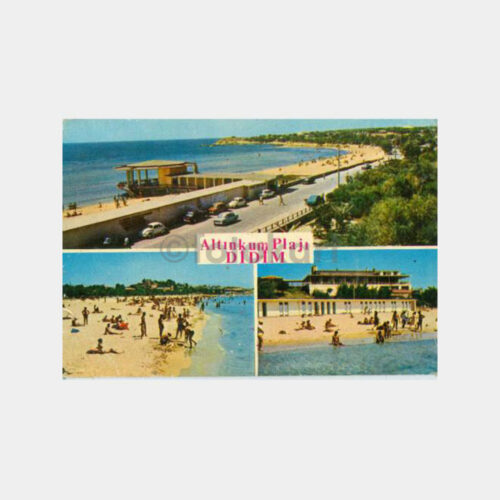 1969 Didim Altınkum Plajı Görünüş Kartpostal