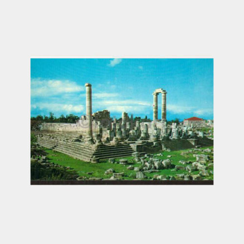 1975 Didim Apollon Tapınağı Görünüş Kartpostal