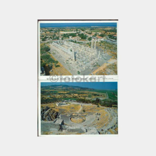 1980 Didim Priene Milet 12 Adetlik Kart Albümü