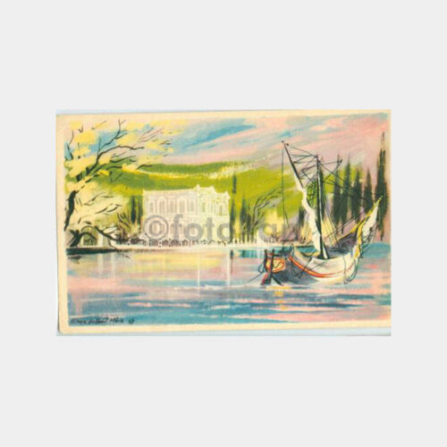 1959 Küçüksu Kasrı -Doğan Kardeş Baskı- Kartpostal