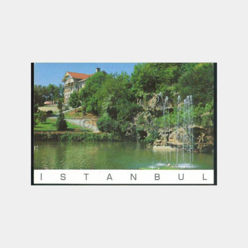 Emirgan Parkı Sarı Köşk Görünüş Kartpostal