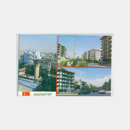 1980 Gaziantep 3 Değişik Görünüş Kartpostal